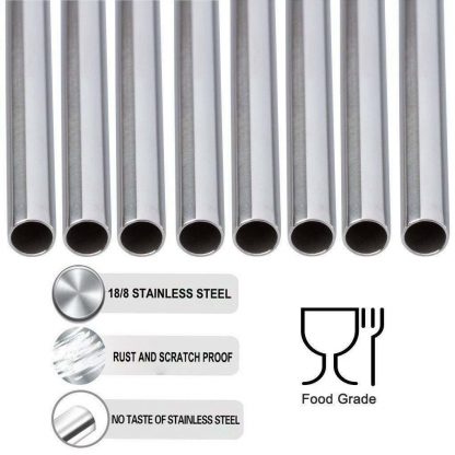 Stainless Steel Silver Straws